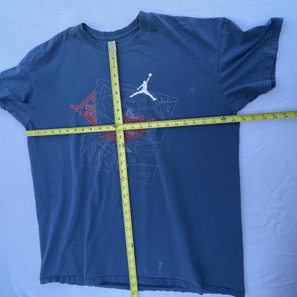 Air Jordan Jumpman #23 Men's T-Shirt Size 3XL. NBA Micheal Chicago Bulls Retro - Picture 6 of 14